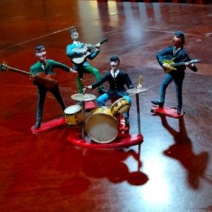 The Beatles cake toppers